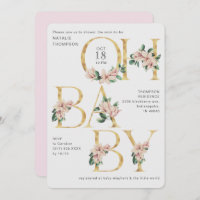 Trendy Oh Baby Magnolia Purple Rubor Baby Shower
