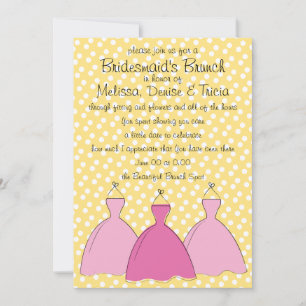 Invitación Tres bocetos de vestir