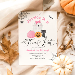 Invitación Tres chicas espeluznantes de Spirit Halloween