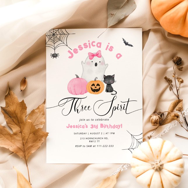 Invitación Tres chicas espeluznantes de Spirit Halloween (Subido por el creador)