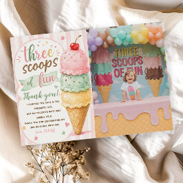 Invitación Tres Cucharadas De Diversión Cumpleaños 3