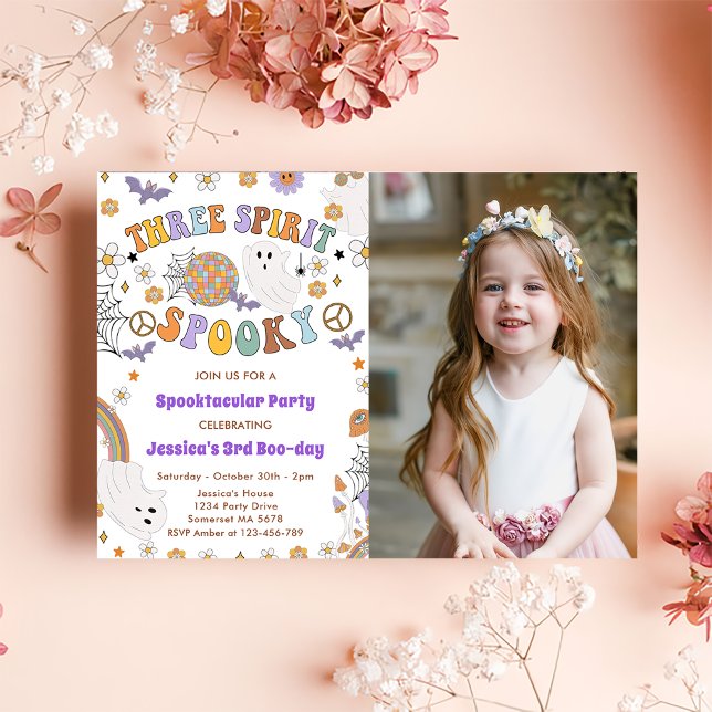 Invitación Tres Espíritus Tocaron Groovy Halloween 3ª Foto (Subido por el creador)