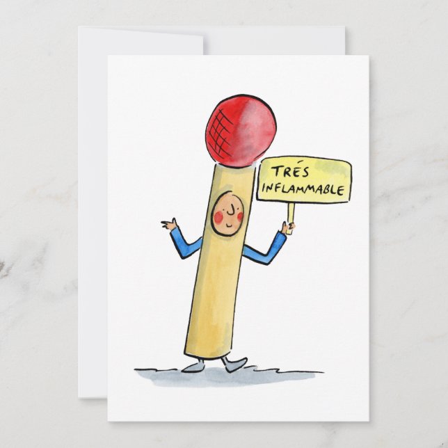 Invitación très inflamable (Anverso)