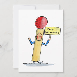 Invitación très inflamable