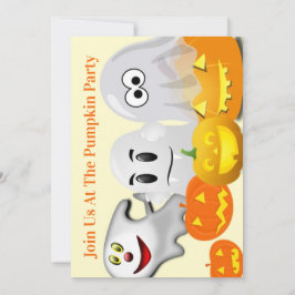 Invitación Tres pequeños fantasmas