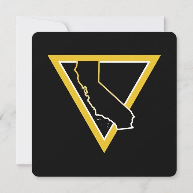 Invitación triángulo de california (Anverso)