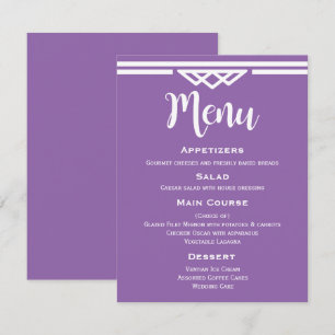 Invitación Triángulo Geométrico Tribal Morado Moderno