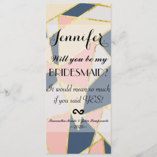 Invitación Triángulos Geométricos Multicolor Elegantes
