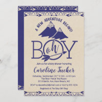 Tribal Adventure Baby Boy Shower