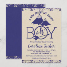 Tribal Adventure Baby Boy Shower