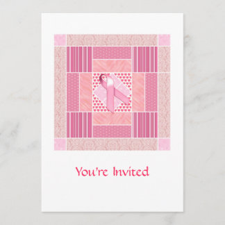 Invitación Tributo rosa a los sobrevivientes del cáncer de ma