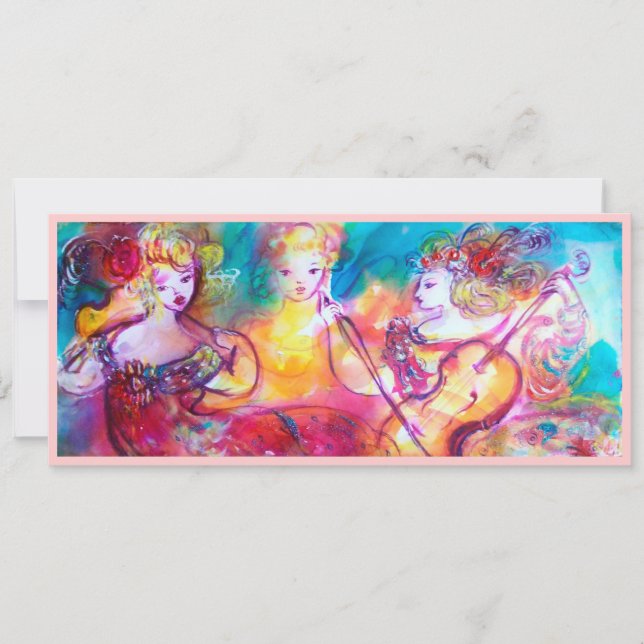 Invitación TRIO DE HARMONY CONCIERTO DE PRIMAVERA, Champán Me (Anverso)