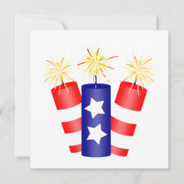 Invitación Trio de petardos para el 4 de julio