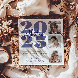 Invitación triple graduación foto crepúsculo futur