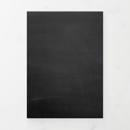 Invitación Tríptica Bicicleta Tandem En Chalkboard Boda Suite