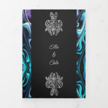 Boda de encantamiento colorido