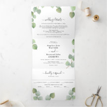 Boda Eucalyptus Greenery y Gold Classic