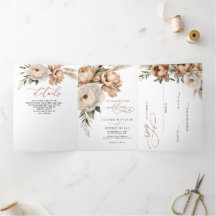 Boda Floral Bohemio de Otoño con Terracota Rústica