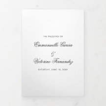 Boda moderno simple fotográfico elegante