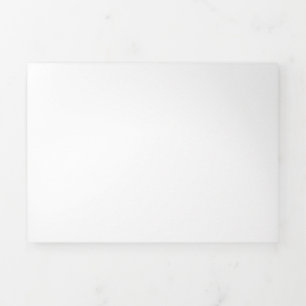 Invitación Tríptica Crea tu propio blanco 