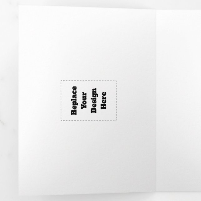 Invitación Tríptica Crea tu propio blanco (Interior primer panel)