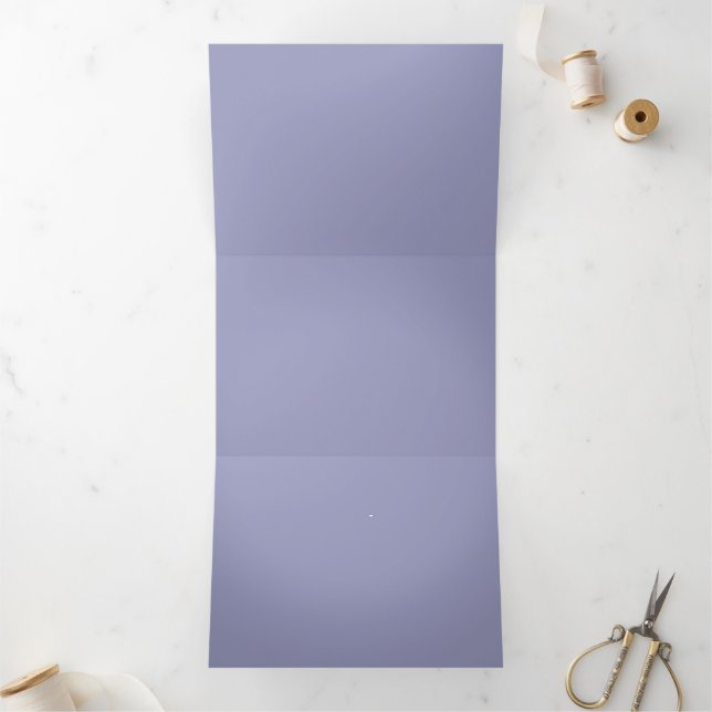 Invitación Tríptica Crear su propio papel en blanco (Interior)