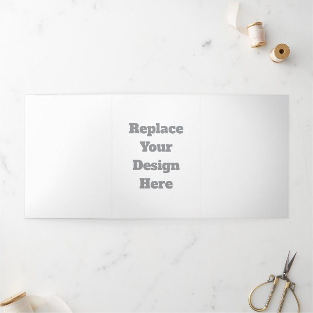 Invitación Tríptica  Custom Wedding Gift – Create Your Own Personalize (Exterior)