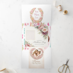 Invitación Tríptica Diseño moderno versátil: colección de hogar y rega