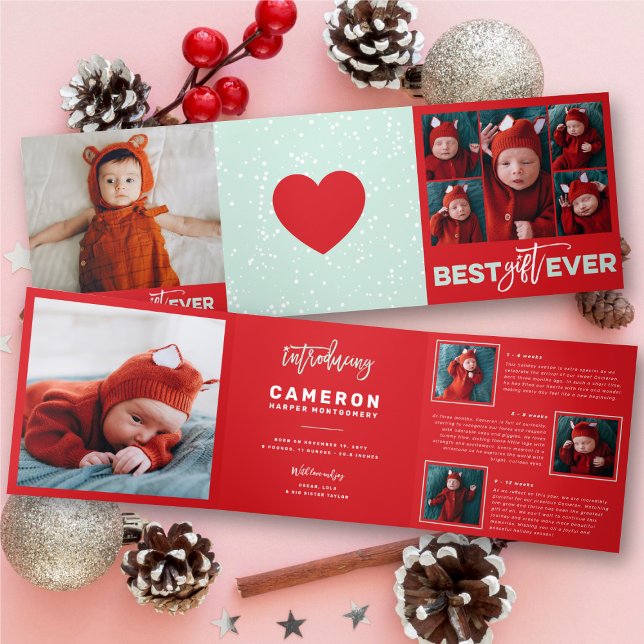 Invitación Tríptica El mejor regalo de la historia de 10 festividades (Subido por el creador)