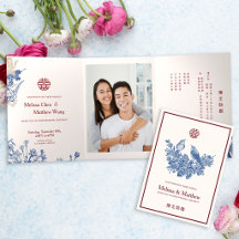 Elegante Boda China Floral de Urraca