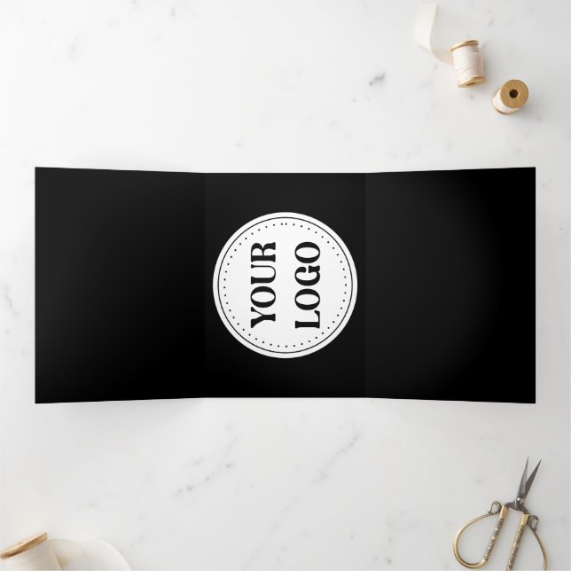 Invitación Tríptica Elegante, contemporáneo, refinado y personalizable (Interior)