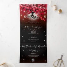 Elegante Rosa Rojo en Corazón de Hoja Negra Boda