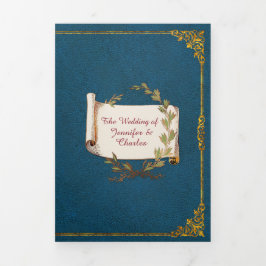 Invitación Tríptica Fairy Tale Boda Photo