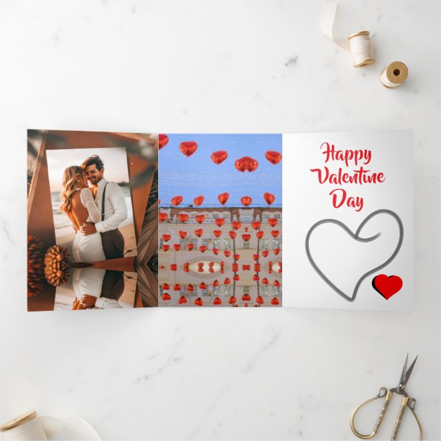 Invitación Tríptica Feliz día de San Valentín (Interior)
