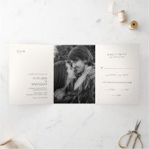 Foto de Boda Moderna con Monograma Neutral