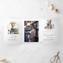 Invitación Tríptica Fotos de la Fiesta de Regalos para el Nuevo Capítu