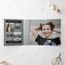 Graduación de 5 fotos del bloque moderno negro