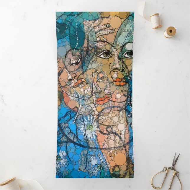 Invitación Tríptica Hera, puntos infinitos por Francis Picabia (Interior)