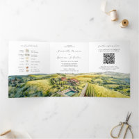 Italia toscana | Boda ilustrado