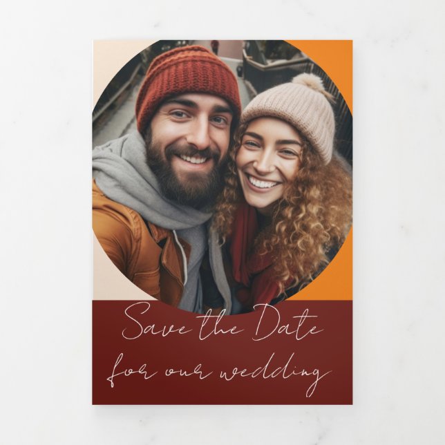 Invitación Tríptica La Naranja quemada roya salva el día (Foto de portada)