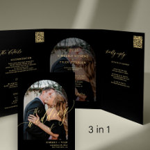 Moderna foto minimalista boda rsvp detalles negro