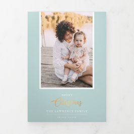 Invitación Tríptica Navidades es oro | Galería multifotografía Mint 5