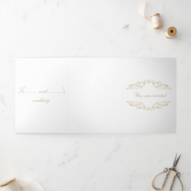 Invitación Tríptica You are invited  (Exterior)