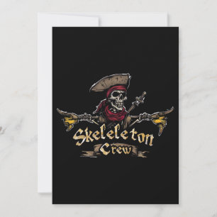 Invitación Tripulación de esqueletos