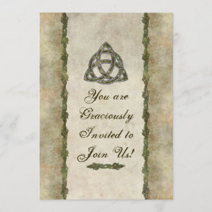 Invitación Triquetra Natural