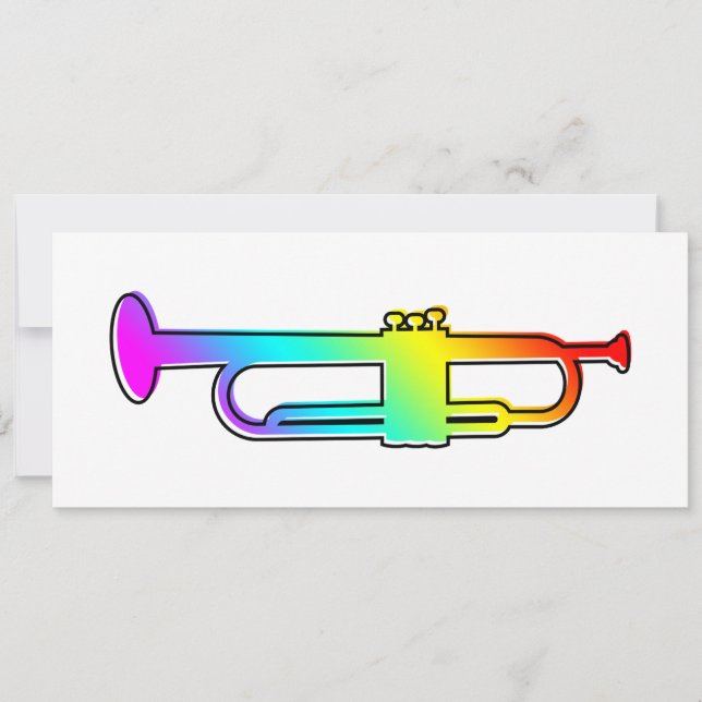 Invitación trompeta de odd-Rex (Anverso)