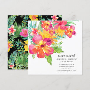 Invitación Trópica de Movimiento Floral Hibiscus