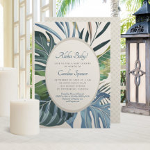 Tropical Beach Palm Baby Shower