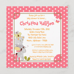 invitación tropical de Baby Shower de la selva del