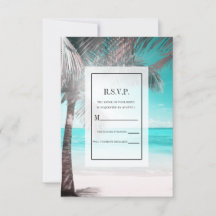 Tropical Glam Rosa Azul Acuático Playa Palma Respo